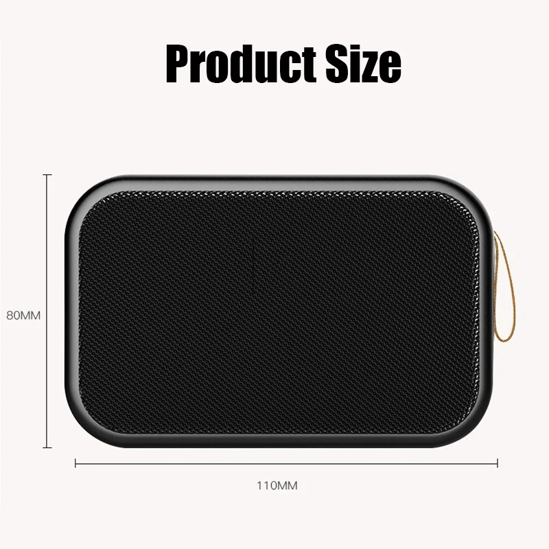 2024 TWS Bluetooth Speakers Portable Outdoor Oxford Loudspeaker Wireless Column 3D Stereo Music Player Surround Hifi Sound Box 4