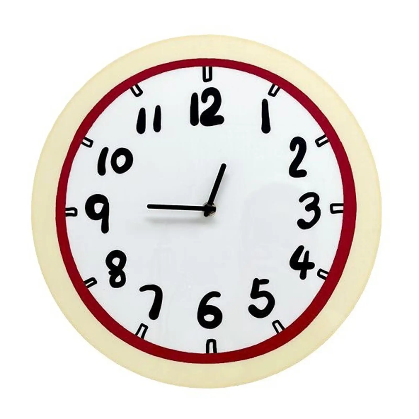 Wall Clock Analog Clock Housewarming Cute Living Room Non Ticking Silent Clock for Office Bathroom Hotel Farmhouse Kitchen