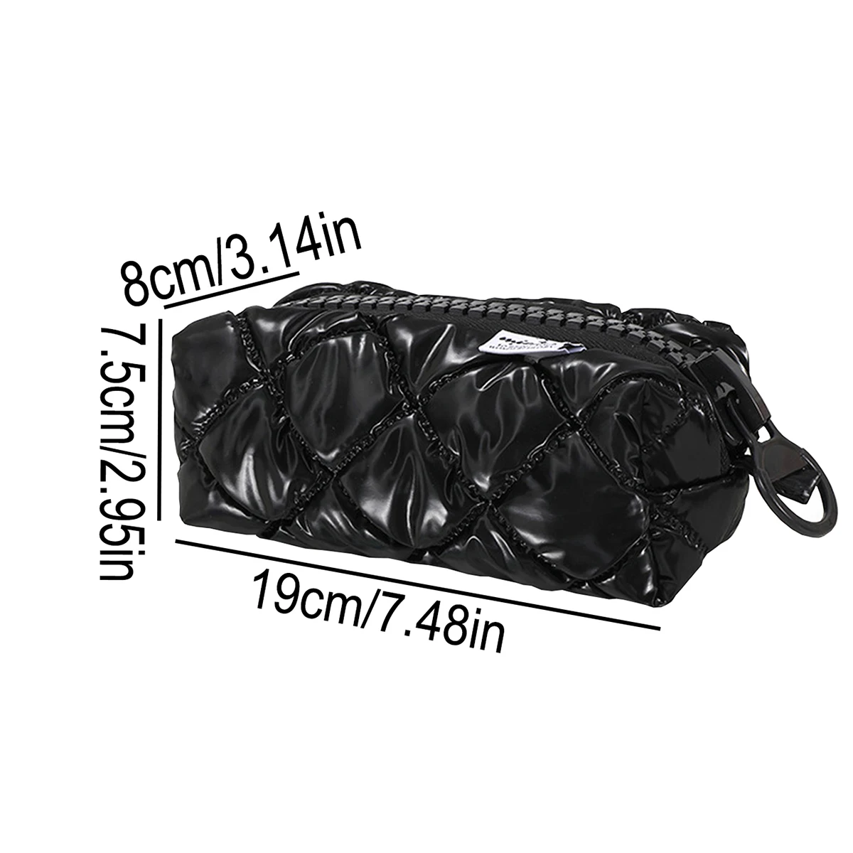 1 PC Astuccio creativo a quadretti color caramello Materiale scolastico Borsa organizer da tavolo essenziale per il ritorno a scuola - immagine 2