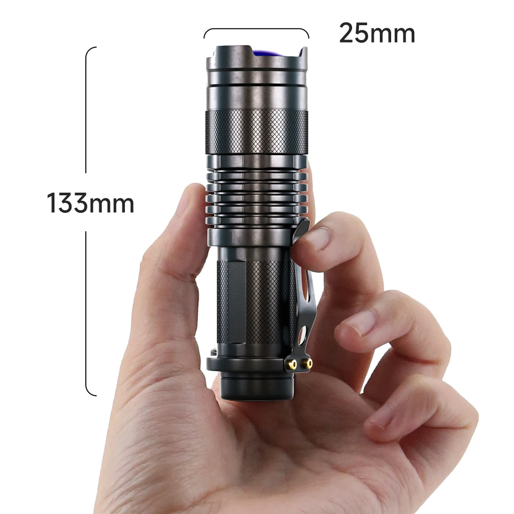 Ultra Violet LED Flashlight Blacklight Light 395/365NM Inspection Lamp Torch Light UV Lamp Zoomable 3 Mode Ultraviolet led flashlight led flashlights uv flashlight