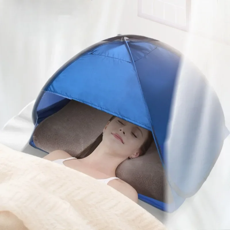 Portable Beach Tent UV Protection Outdoor Hiking Sun Protection Canopy with Carry Bag Waterproof Mini Head Pop Up Tent