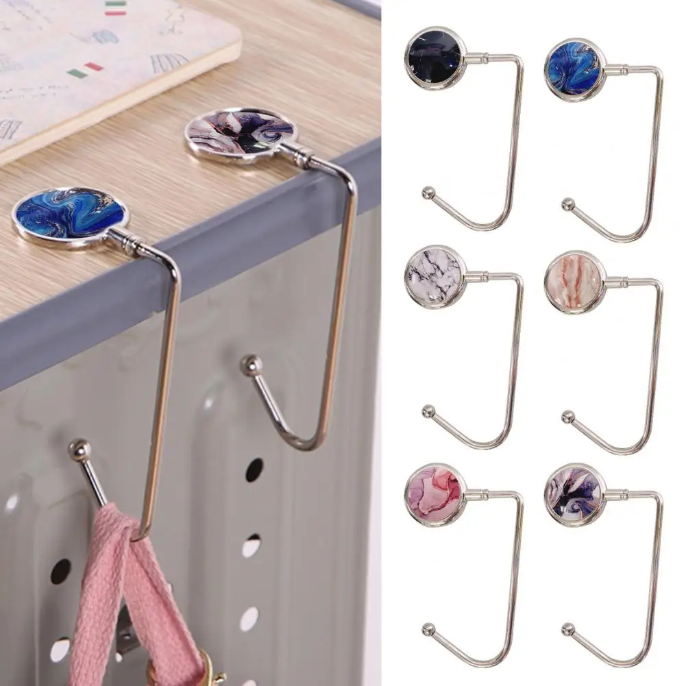 

Складная отличная настольная удобная вешалка для сумок из цинкового сплава вешалка для сумок без гвоздей для кухни