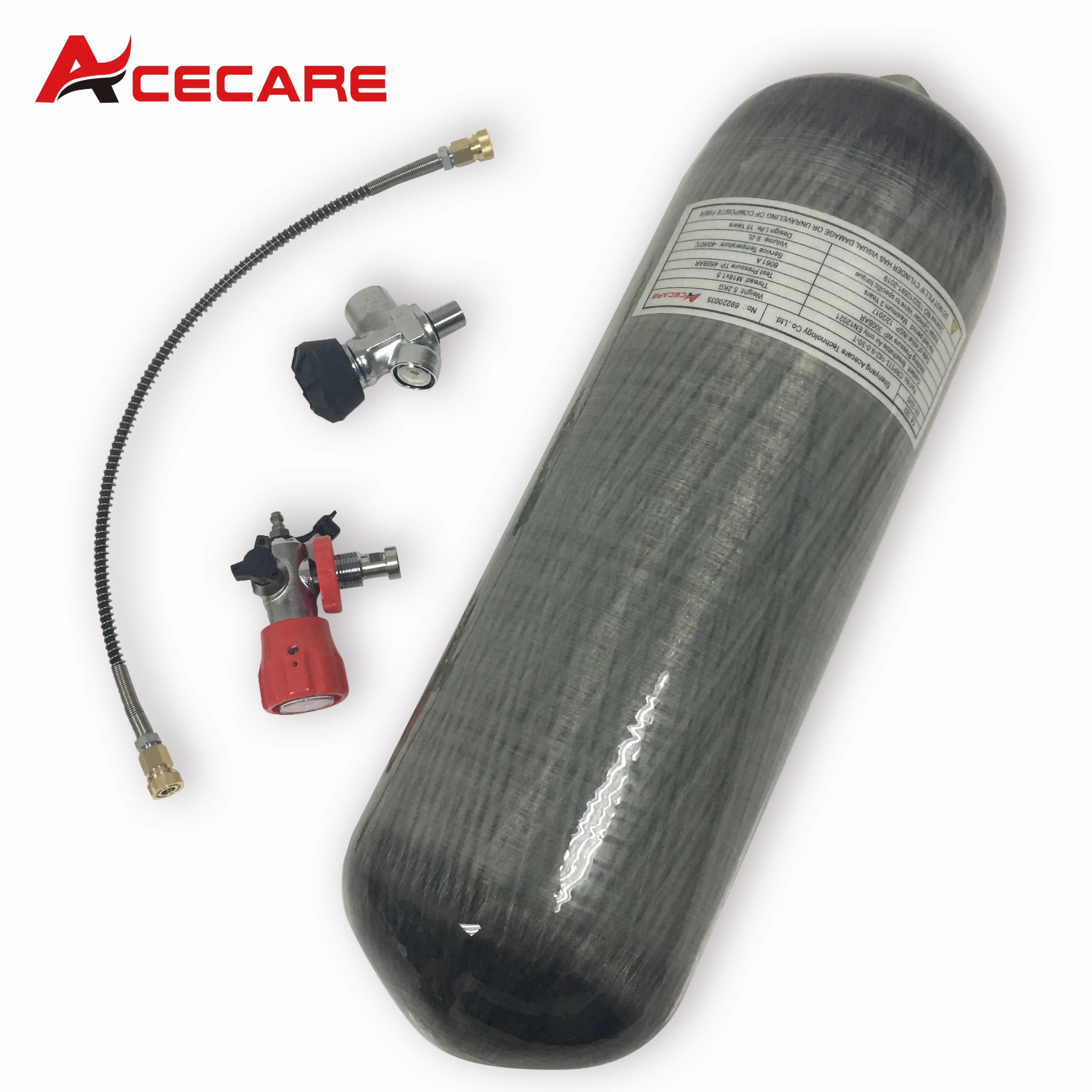 Карбоновый цилиндр ACECARE 9L CE