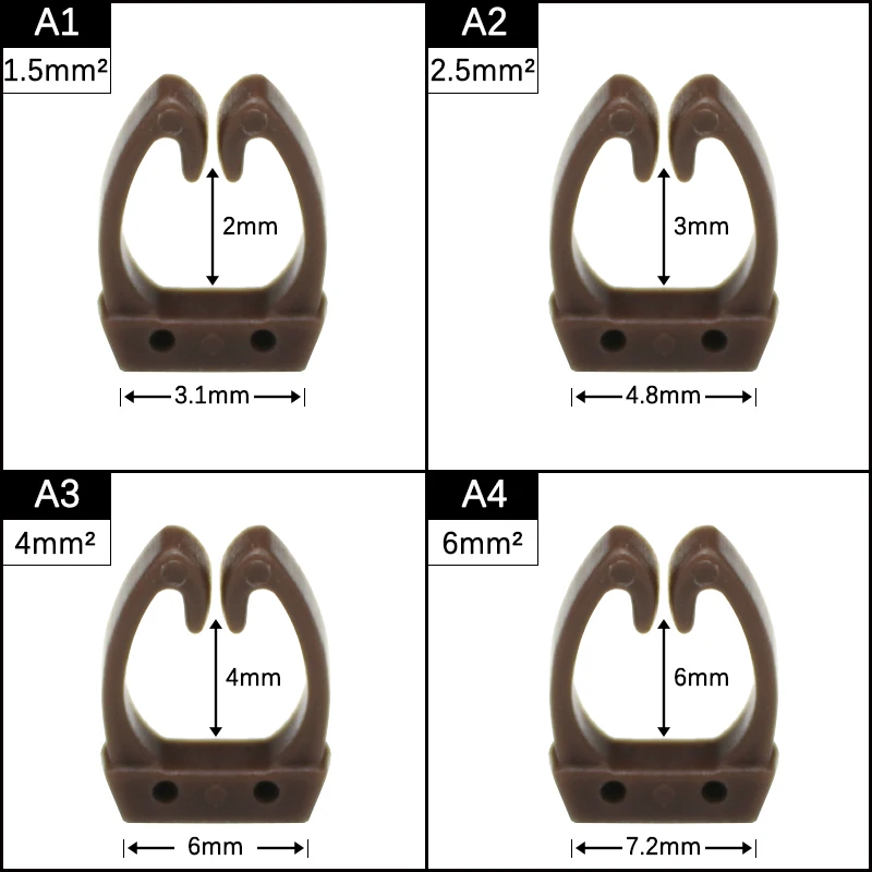 Marqueurs De Câbles – Bagues Numérotées 0 à 9 – 100 Pièces – 10