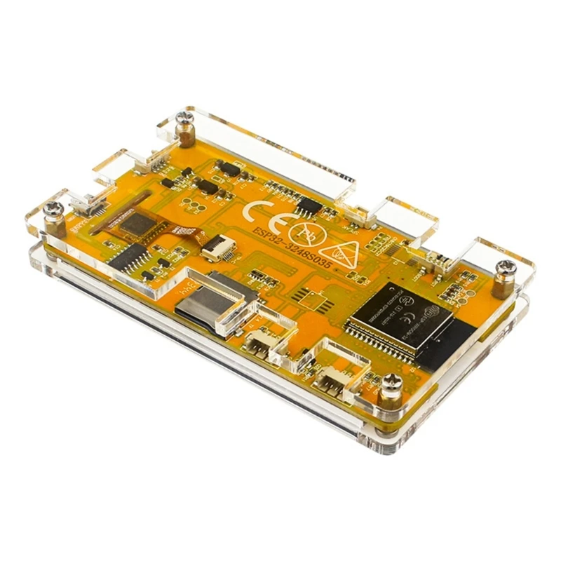 Acrylic Case Enclosure for ESP32 3.5'' Development Board Capacitive Touches Screen Fixing Housing Case