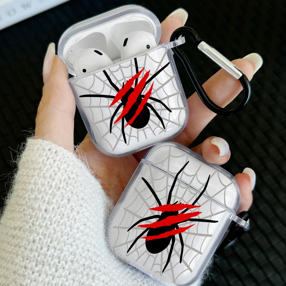 TPU Soft AirPods Case with Red Scratch Detail