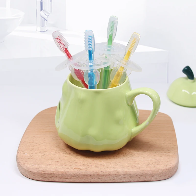 1pc Baby Toothbrush Infant Deciduous Tooth Brush 0-18 Months Tongue Coating Cleaning Soft Silicone Kids Teeth Oral Care Cleaning baby toothbrush
