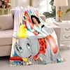 3D Printing DUMBO Cartoon Pattern Blanket Is Suitable for Sofa Cute Soft Flange Blanket Gifts 2