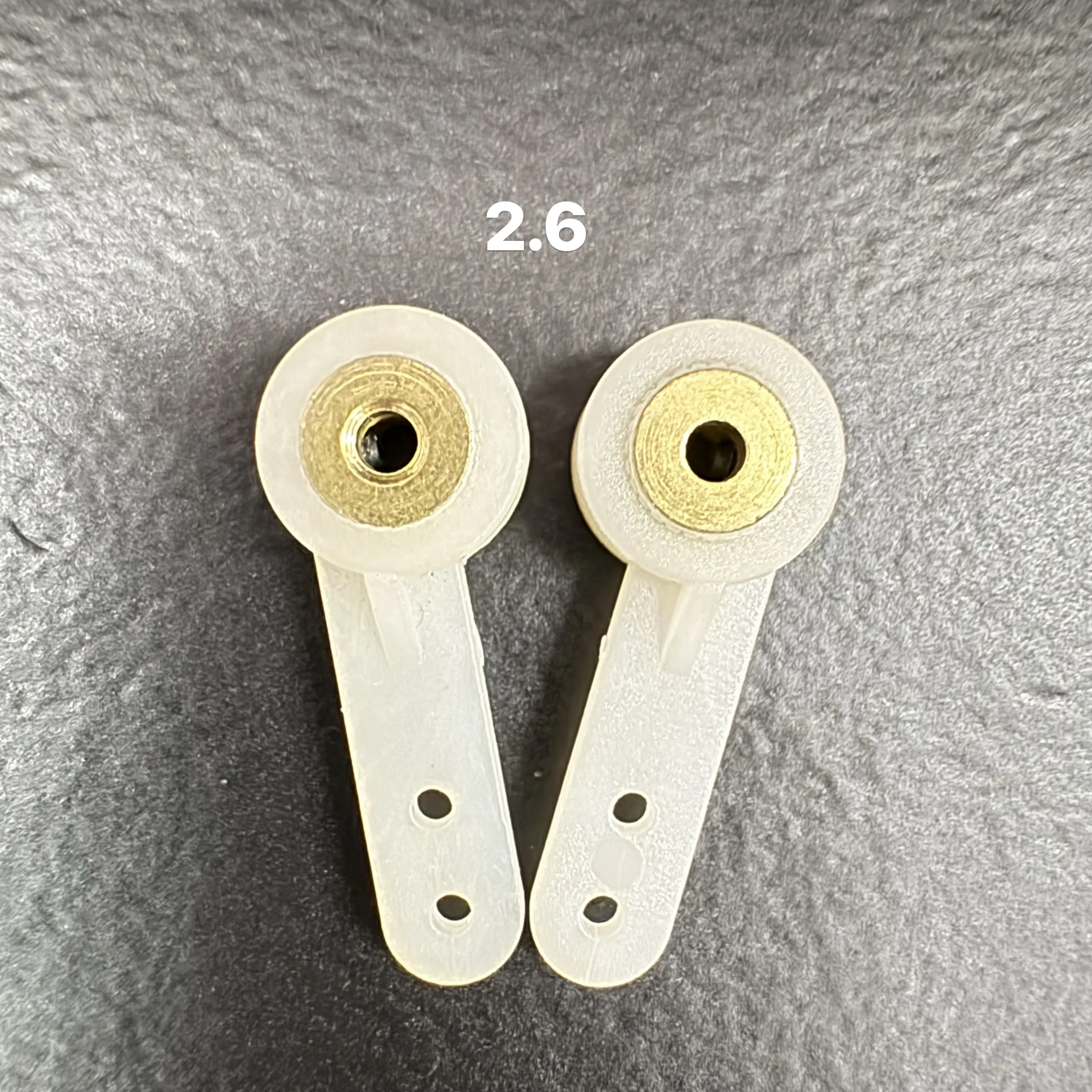 4 stücke Durchmesser 2,1/2,6/3,1/4,1mm Ruder Arme Fahrwerk Lenkung Arm DIY Zubehör Für RC Flugzeuge Teile – Detail 4