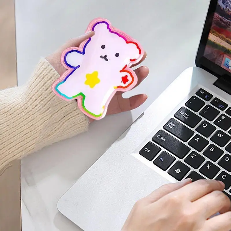 Cartoon Hand Warmer Pocket Heater Self-Heating Snap Click Reusable Heating Packs Winter Handwarmer For Home Travel Outdoor