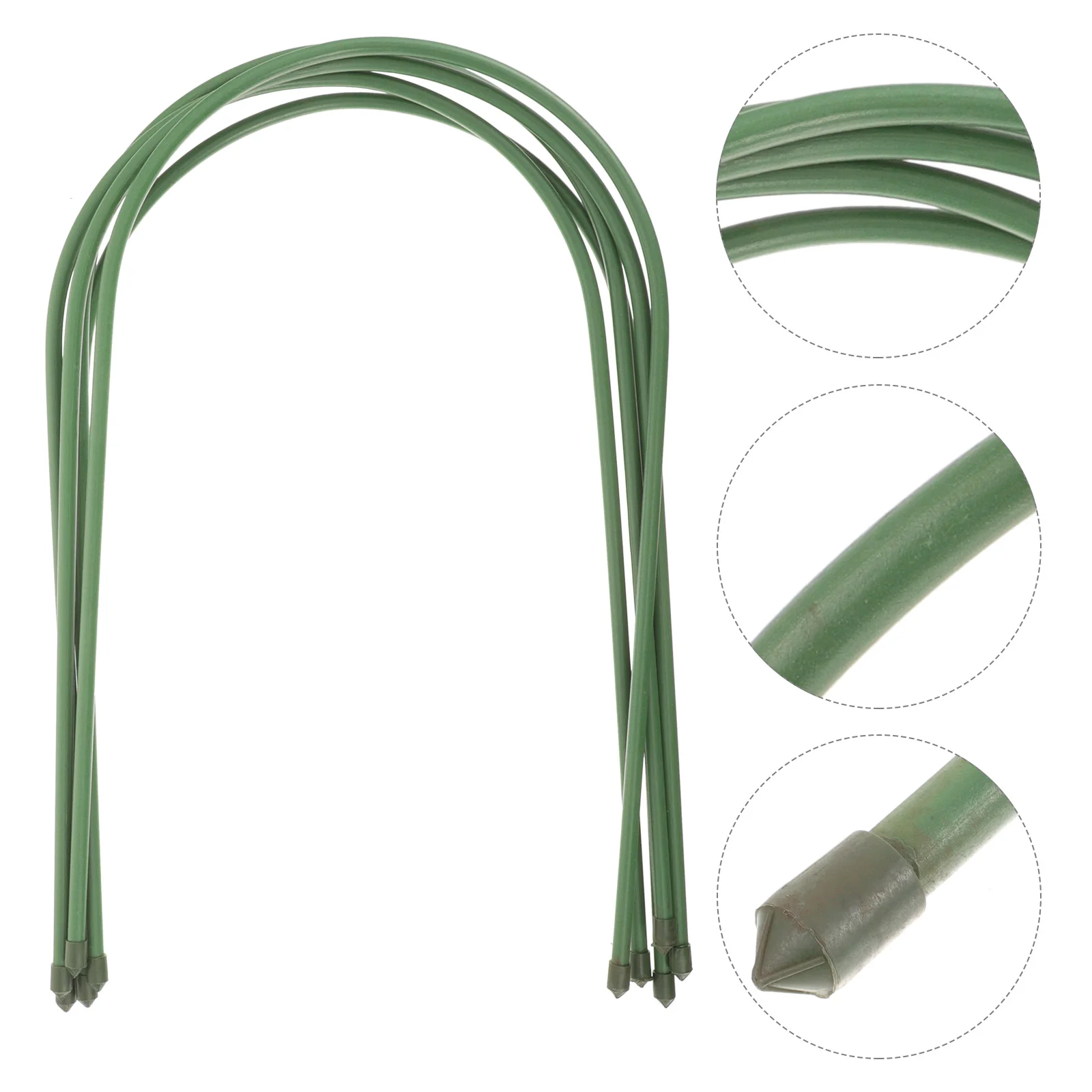 

5pcs Greenhouse Cover Support Rack Garden Hoops Gardening Rack Greenhouse Hoops