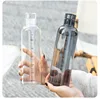 500ml Plastic Water Bottle with Time Marker Creative Large Capacity Leakproof Drink Bottle Gym Sport Water Bottles 4