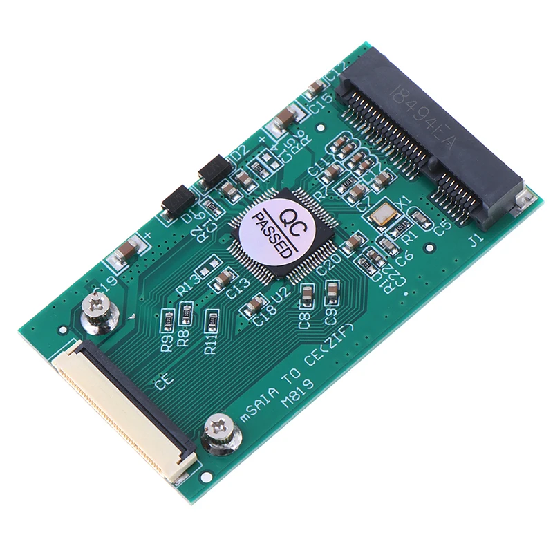 미니 PCI-E mSATA SSD에서 40 핀 ZIF 카드, 1.8 인치 미니 mSATA PCI-E SSD에서 40 핀 ZIF 카드 CE 케이블 어댑터 컨버터, 1PC