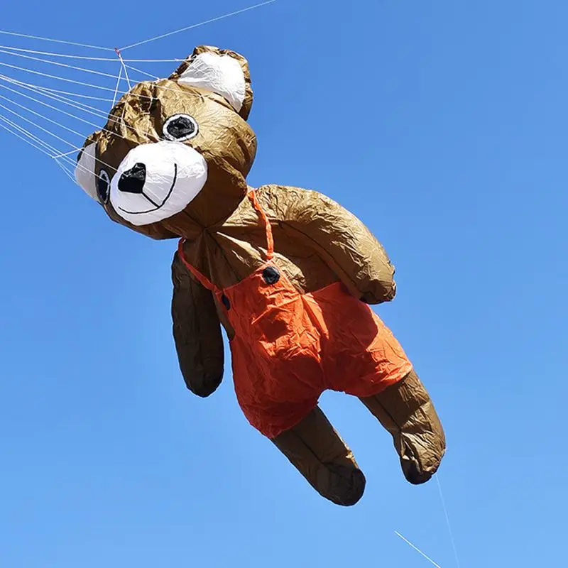 

free shipping soft kite bear pendant large outdoor flying toy adult kite factory octopus Kids Space Walk
