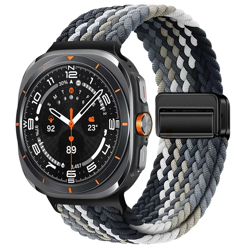 Nylon Magnetic Buckle Braided Solo Loop Strap Bracelet