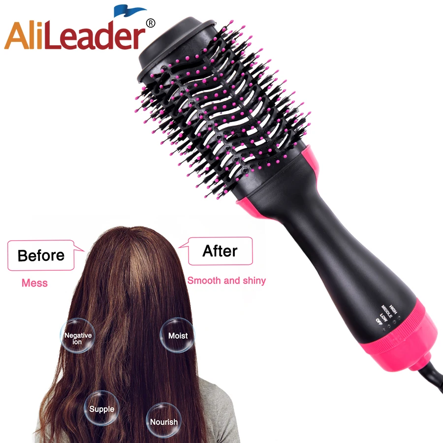 Secador de cabelo profissional, para cabeleireiro, com íons negativos, com  bicos concentradores, escova difusora, soprador 40d - AliExpress