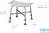 NOVA Medical Products Heavy Duty Shower Bath Chair 500 lb. Weight Capacity Quick Easy Tools Free Assembly Lightweight Seat Heigh 2