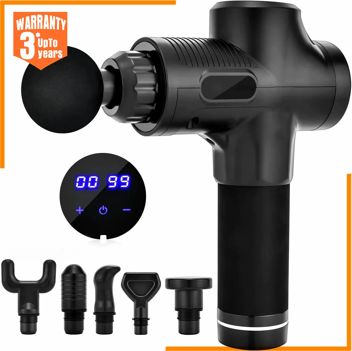 

Xiaomi 30 Speeds Function Massage Gun Deep Tissue Percussion Fascia Gun Muscle Pain Relief Body Neck Massag Exercising