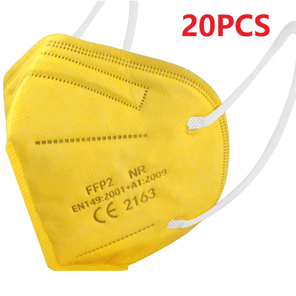 Premium 5-Layer FFP2 Face Masks - Adult Protection with Fast Free Shipping