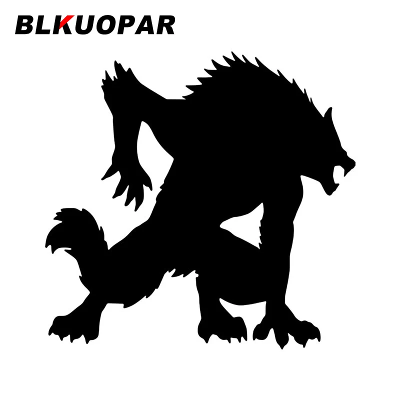 

BLKUOPAR Creative Werewolf Styling Car Stickers Vinyl Die-cut Cartoon Decal Car Door Protector Graphics Personality Trunk Decals