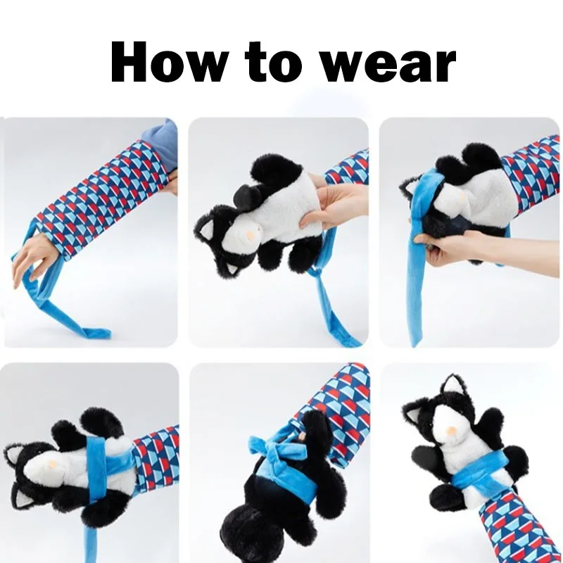 Kids Puppets Toys Cats Puppet Wrestler Cat Wrestling Toy Interactive Hand Puppet Tough Padding Safe Play Cat Dog Toys