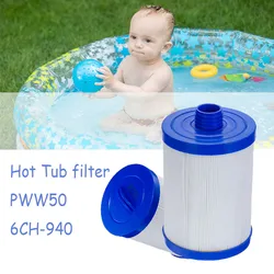 2pcs 243X150mm Spa Hot Tub Filter For PWW50 6CH-940 Filter Cartridge System Element Children Swimming Pool Hot Tub Filter Parts