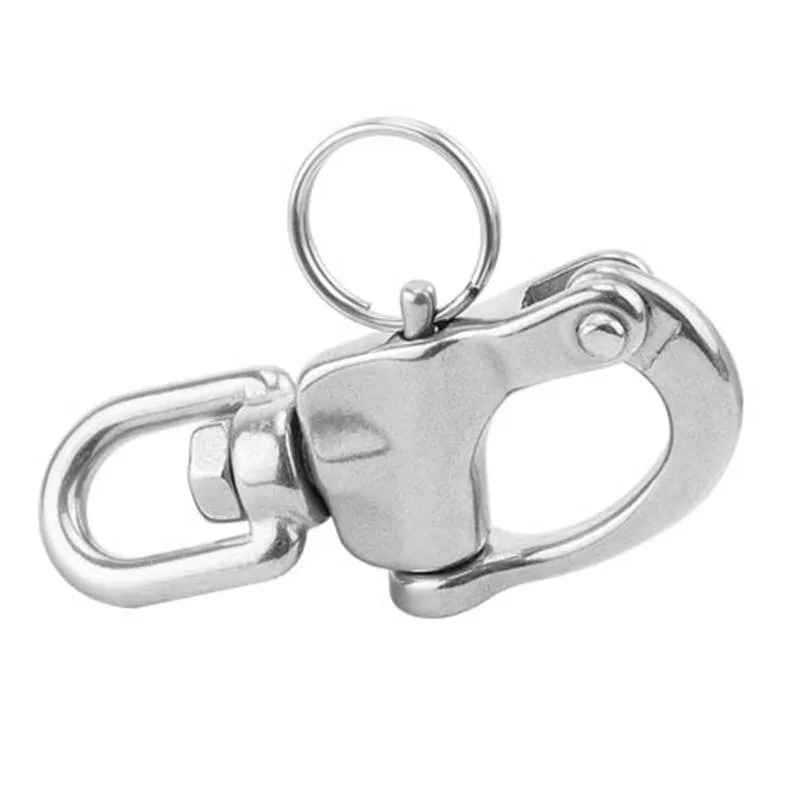 Stainless Steel 316 Ring Rotating Spring Release Buckle