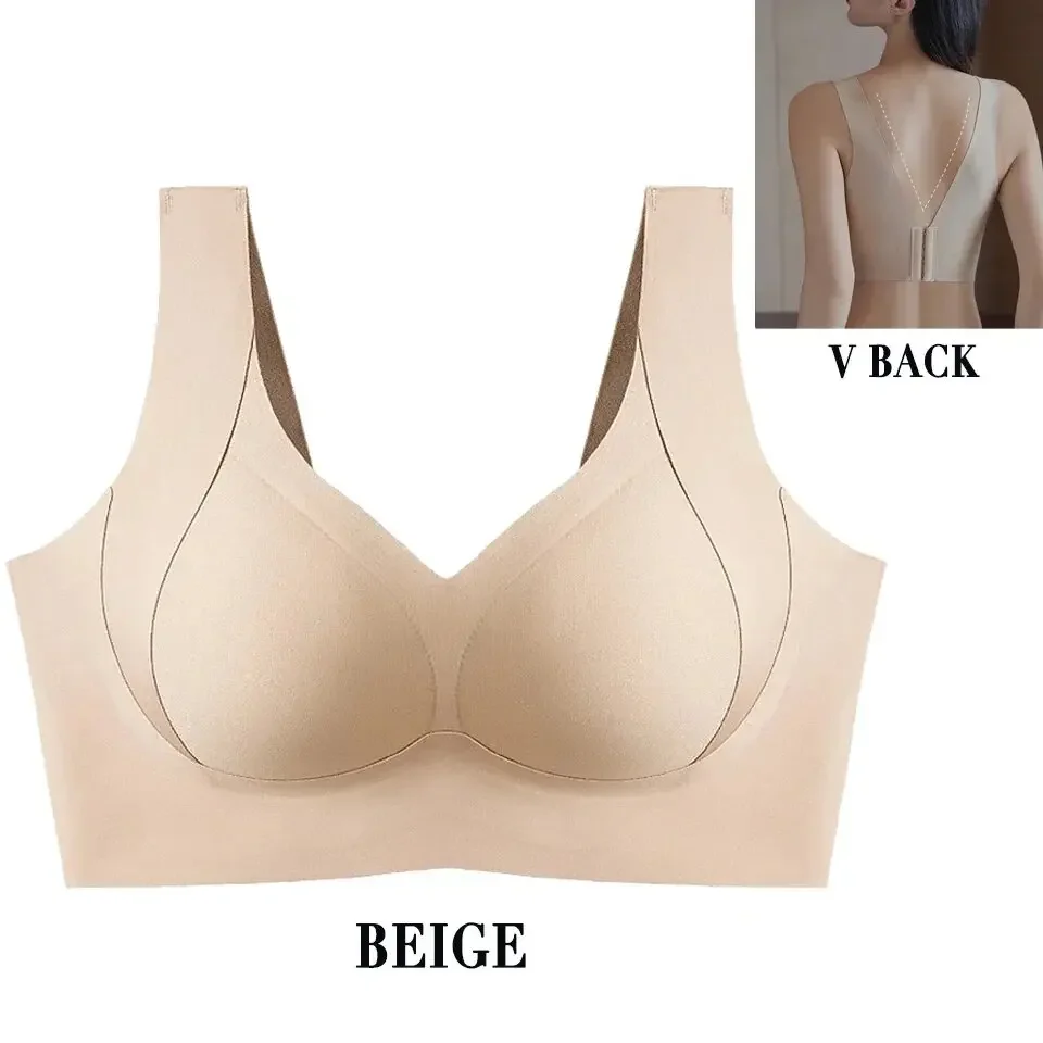 Full Coverage Bras For Women Hide Back Fat T-shirt Bra Plus Size Seamless Daily Underwear Plus Size