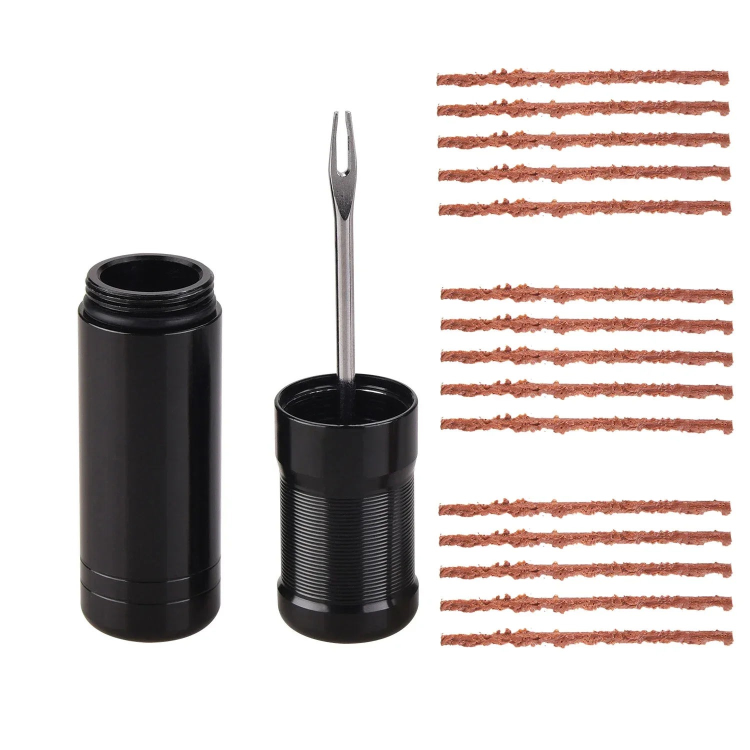 Ultimate Tubeless Tire Repair Kit - Premium Rubber Plugs & Insertion Tool