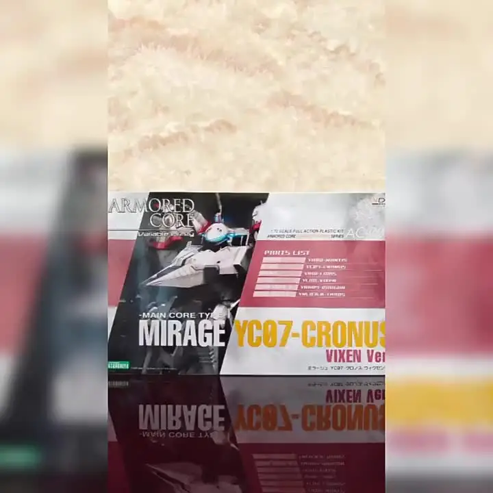 1/72 Kotobukiya Armored Core Assembly Model Kit Ac004 Mirage Yc07