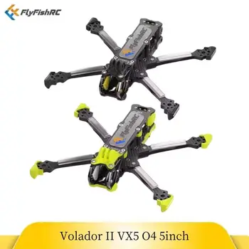 FlyFishRC Volador II VX5 O4 Kit telaio T700 a forma libera da 5 pollici compatibile con le unità d'aria DJI O4 Pro per RC Racing Drone