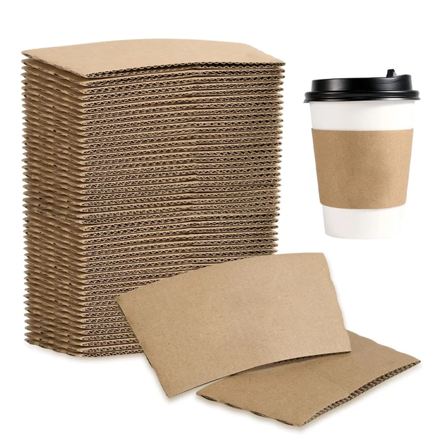 Protect and Personalize Your Coffee with 200 Pack Coffee Cup Sleeves