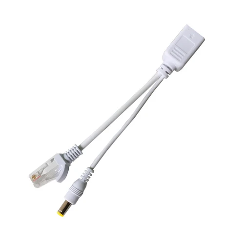 POE 케이블 패시브 파워 오버 이더넷 어댑터 분배기, RJ45 인젝터 공급 모듈, IP 카메라용, 12-48V 2