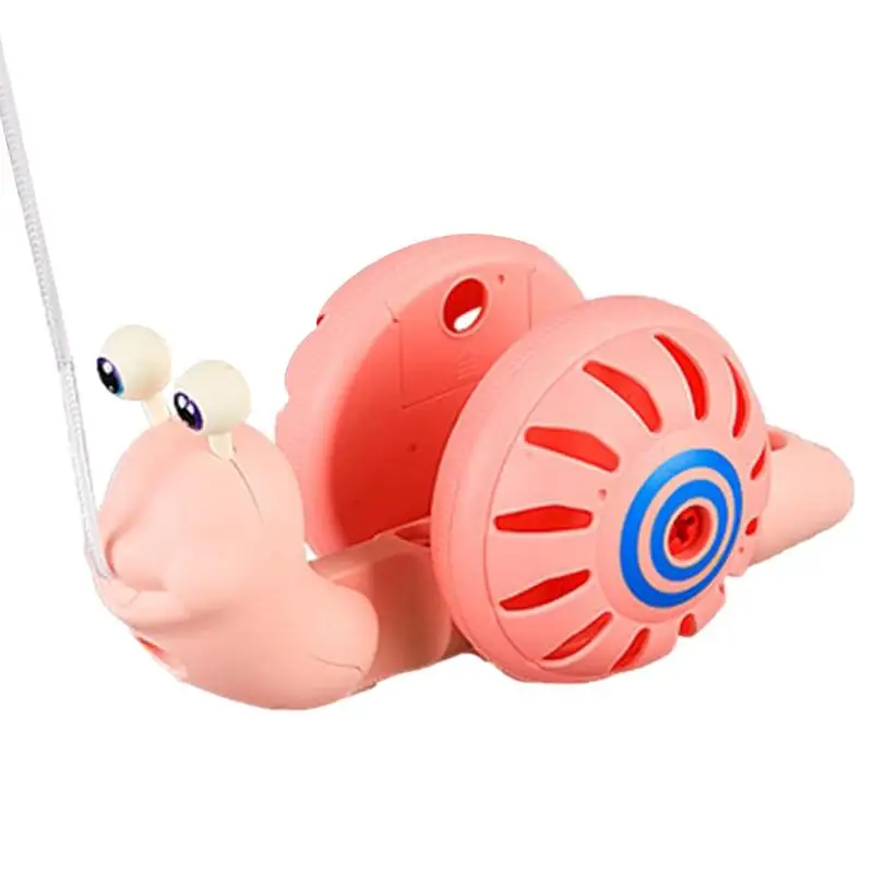 

Kawaii Pull String Snail Toys For Baby Learn To Crawl Walk Cute Snail Educational Toy Non-electric Birthday Gifts Walking Snail