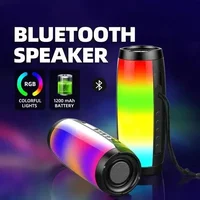 BT-1202 Portable Bluetooth Speaker - 360° Colorful LED