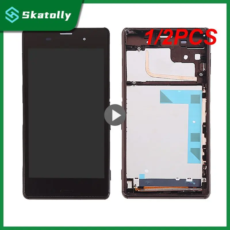 

1/2 шт. 4,6 дюйма для Xperia Z3 Compact дисплей протестирован для Xperia Z3 Compact ЖК-сенсорный экран с рамкой Z3 Mini D5803 D5833
