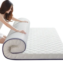 Latex high rebound latex mattress upholstery home thickening dormitory student double single 5 layers memory cotton sponge mats