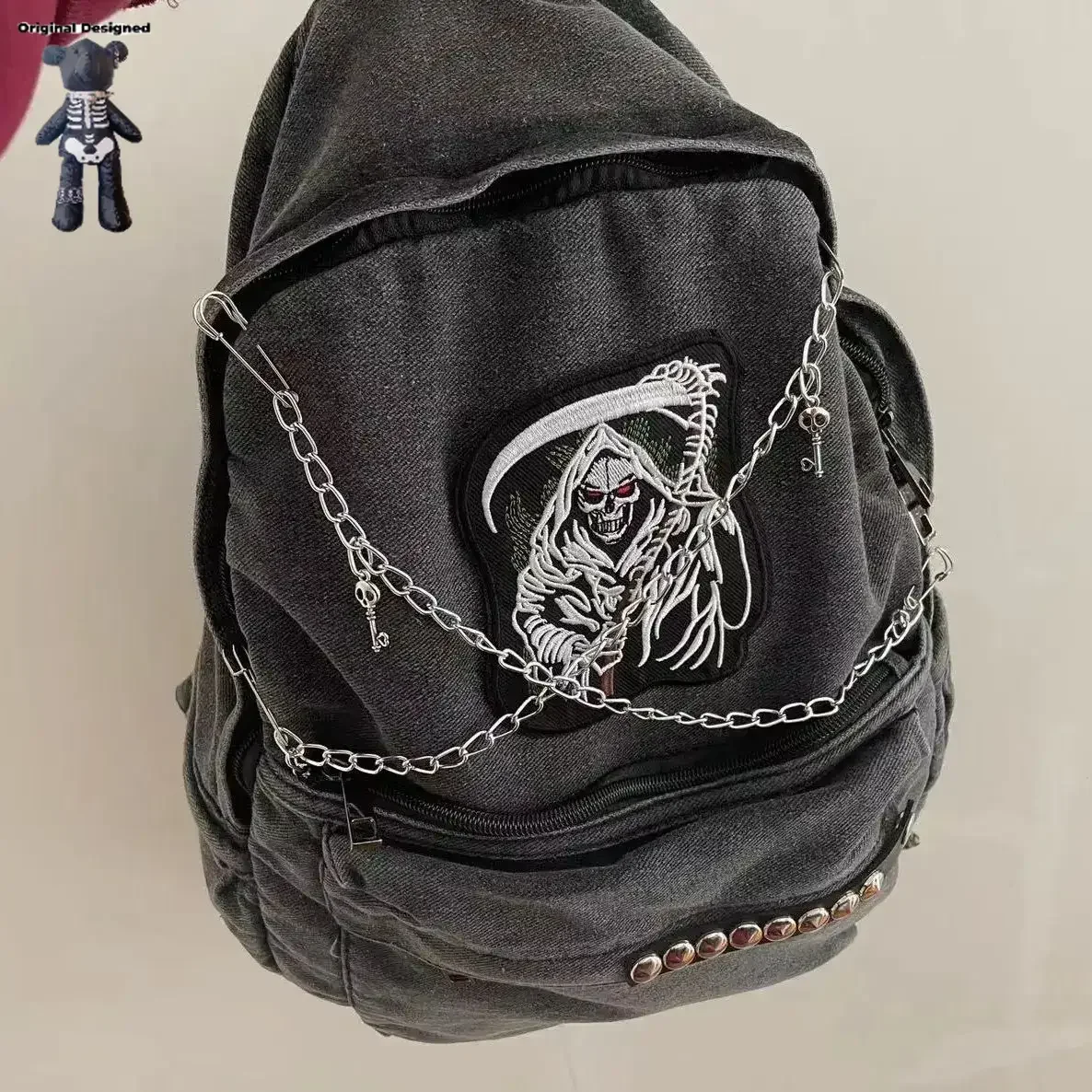 Mochila De Lona Estética Vintage Para Mujeres Y Hombres, Mochila Pequeña Verde Hippie Boho Grunge, Mochila Escolar Ligera De Cáñamo, Mochila Casual Ligera Verde Salvia Japonesa Escuela Secundaria Y2k