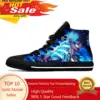 Japanese Anime Cartoon My Hero Academia Dabi Cool Casual Cloth Shoes High Top Lightweight Breathable 3D Print Men Women Sneakers 1