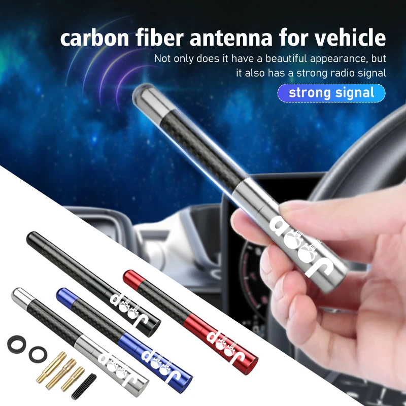 Universal Metal Car Roof Radio Antenna Vite Am Fm Antenna Per Jeep Renegade Compass Cherokee Wrangler Patriot Liberty