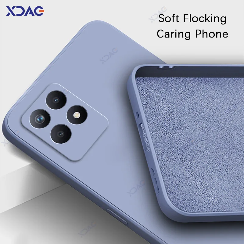 Luxurious 360° Soft Silicone Square Back Cover