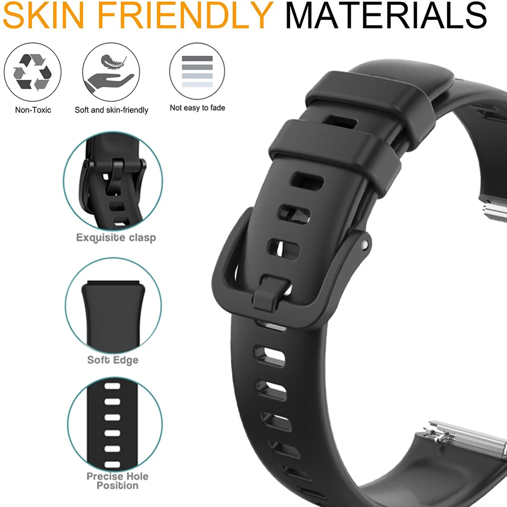 Premium Soft Silicone Strap with Screen Protector Case