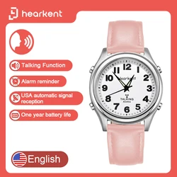Hearkent Talking Watch Blind Women For Visually Impaired With Large Numbers or elderly Self Setting Time Fashion Quartz Watches