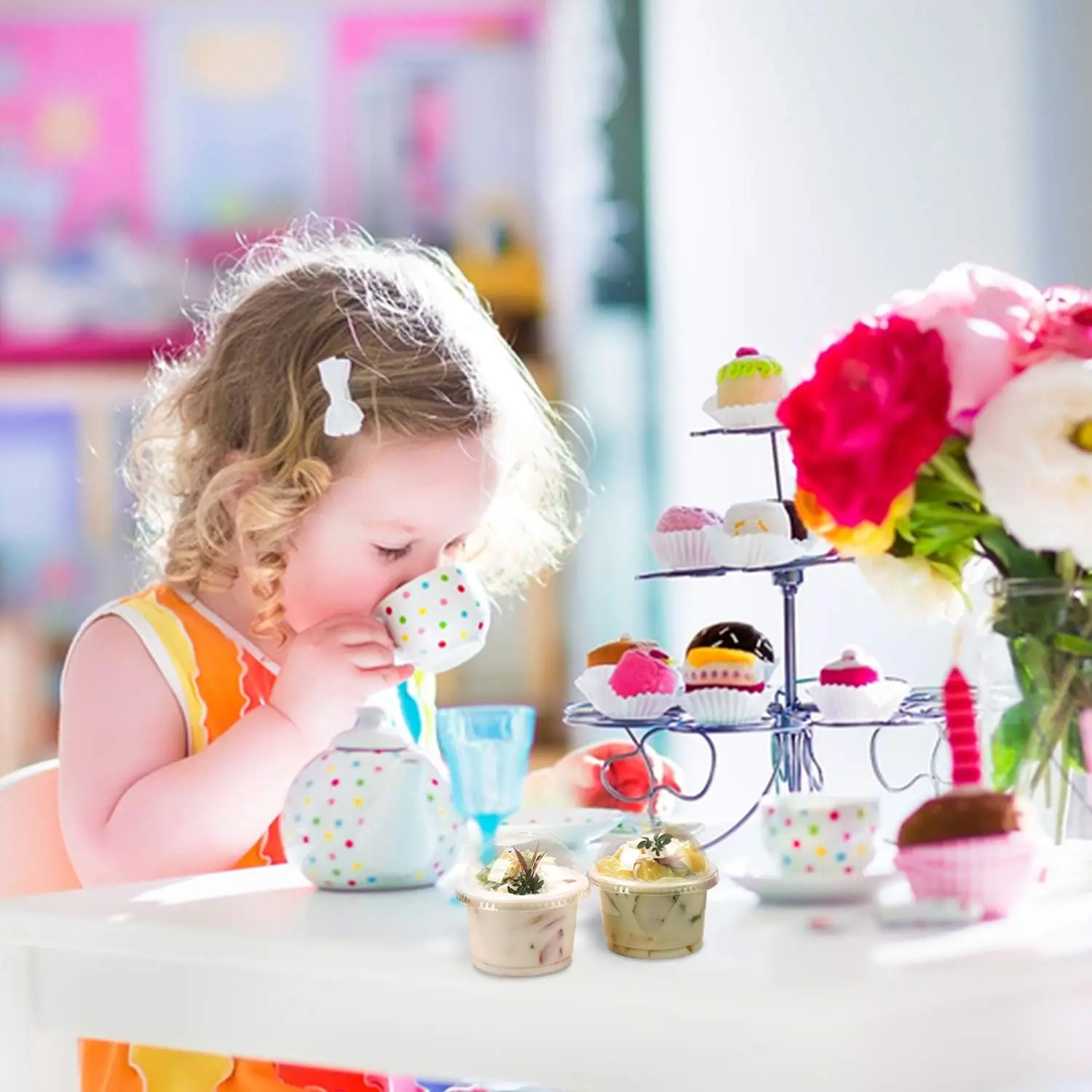 50/100PCS 250ML Clear Disposable Plastic Dessert Cups with Dome/Flat Lids – Ideal for I... - SKU CCL60931 - UGI Packaging