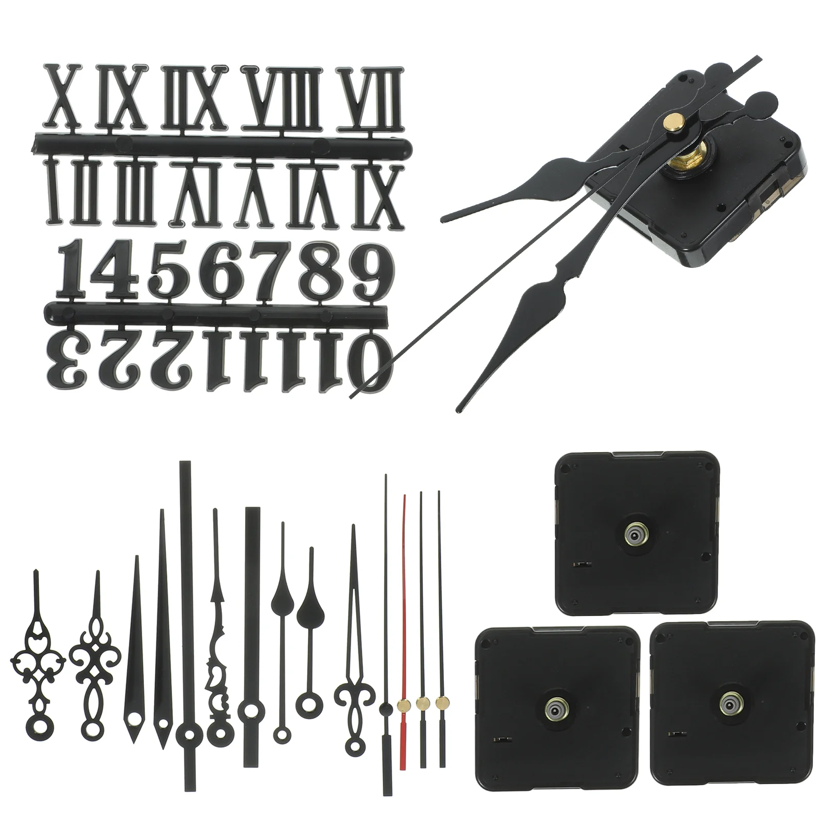 

Clock Work Digital Wall DIY Movement Plastic Motors Powered Replacement