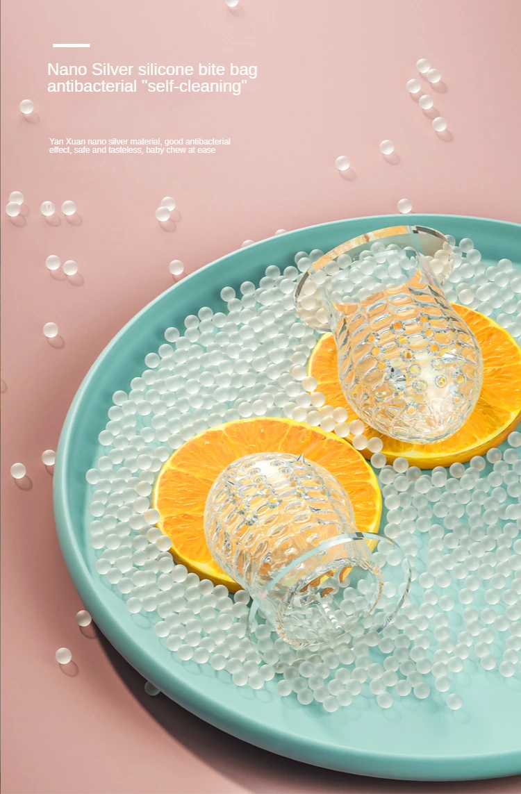 Newborn Baby Silicone Teether Fresh Food Feeder Training to Eat Fruit Grinding Stick Cute Panda Food Bag Teether Feeding 3 Newborn Baby Silicone Teether Fresh Food Feeder Training to Eat Fruit Grinding Stick Cute Panda Food Bag Teether Feeding