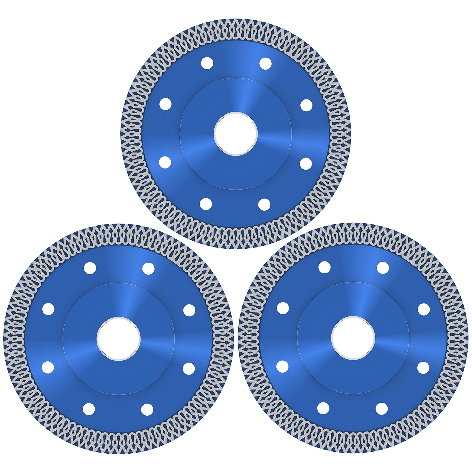 

3Pc Diamond Saw Blades 11.5cm Round Cutting Saw Blade Dry/Wet Precise Granite Ceramic Cutting Disc Super Thin Tile Cutting Blade