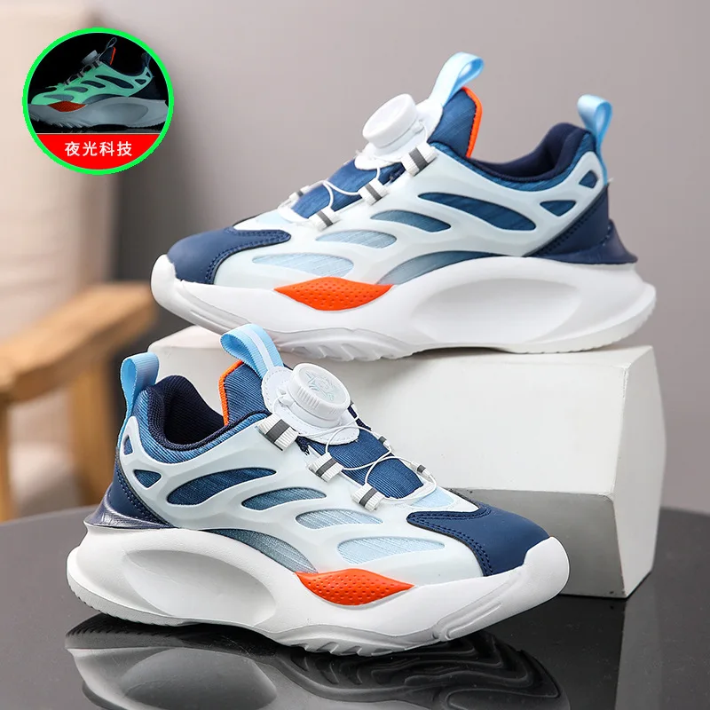 

Boys' Shoes 2024 Spring and Autumn Season New Simple and Versatile Middle and Big Girls' Anti Slip Sports Shoes