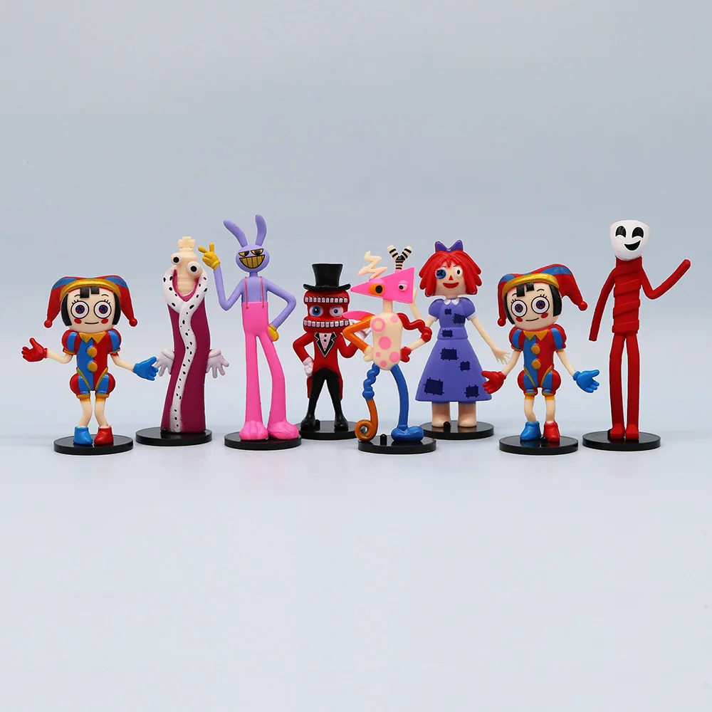 Enchanting Circus Action Figures - Kawaii Cosplay Toys & Home Decor Gift Set