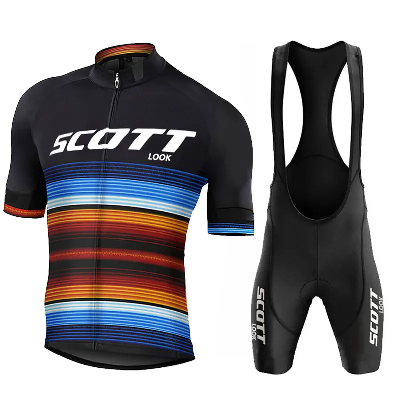2025 Team Sportwear Cycling Jersey Set Summer Cycling Clothing MTB Bike Clothes Uniform Maillot Ropa Ciclismo Man Bicycle Suit 4